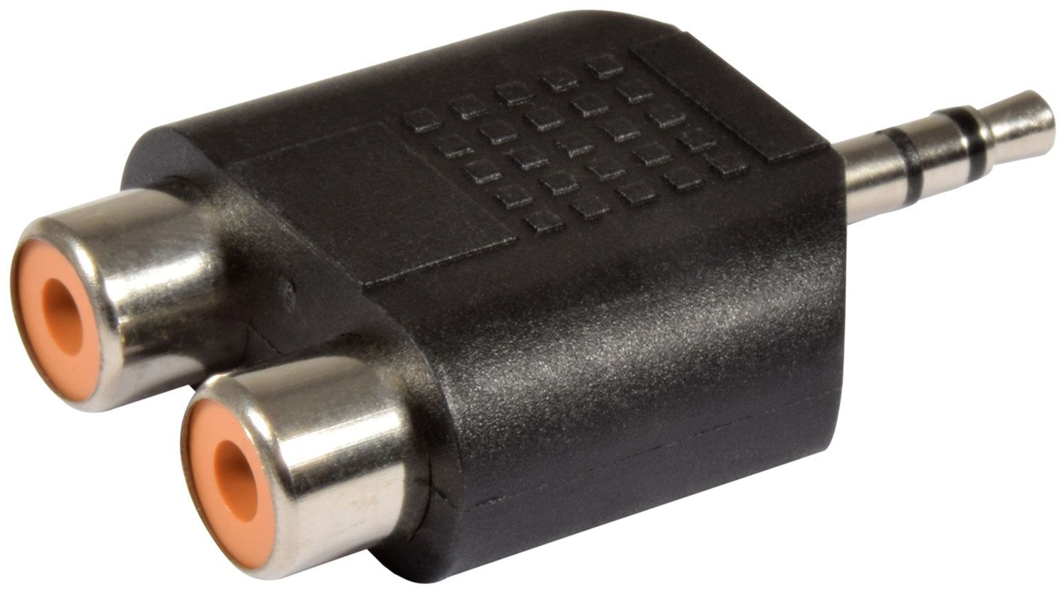 QTX Adaptor 3.5mm Stereo Jack Plug - 2 RCA Phono Sockets - view 2