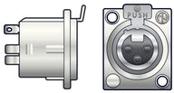 Neutrik NEUTRIK® NC3FD-LX 3-Pin XLR Chassis Female Socket