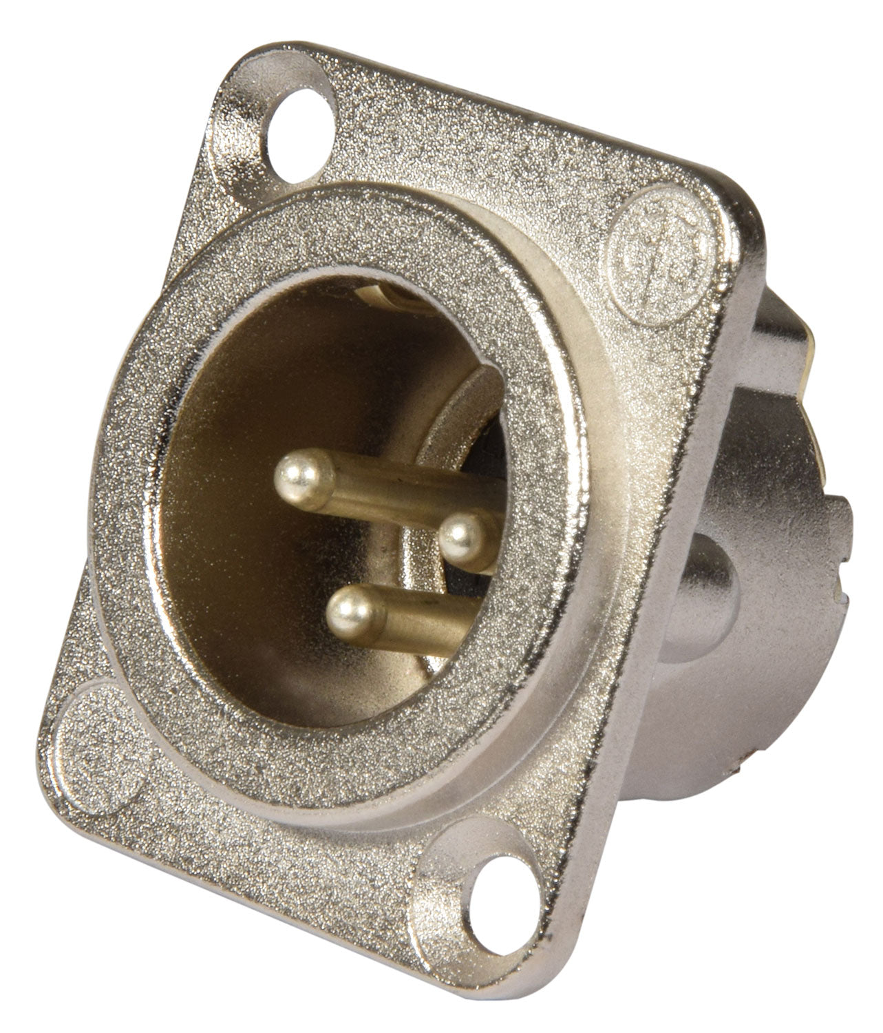 Neutrik NEUTRIK®, 3pin XLR chassis plug - solder terminals - view 2