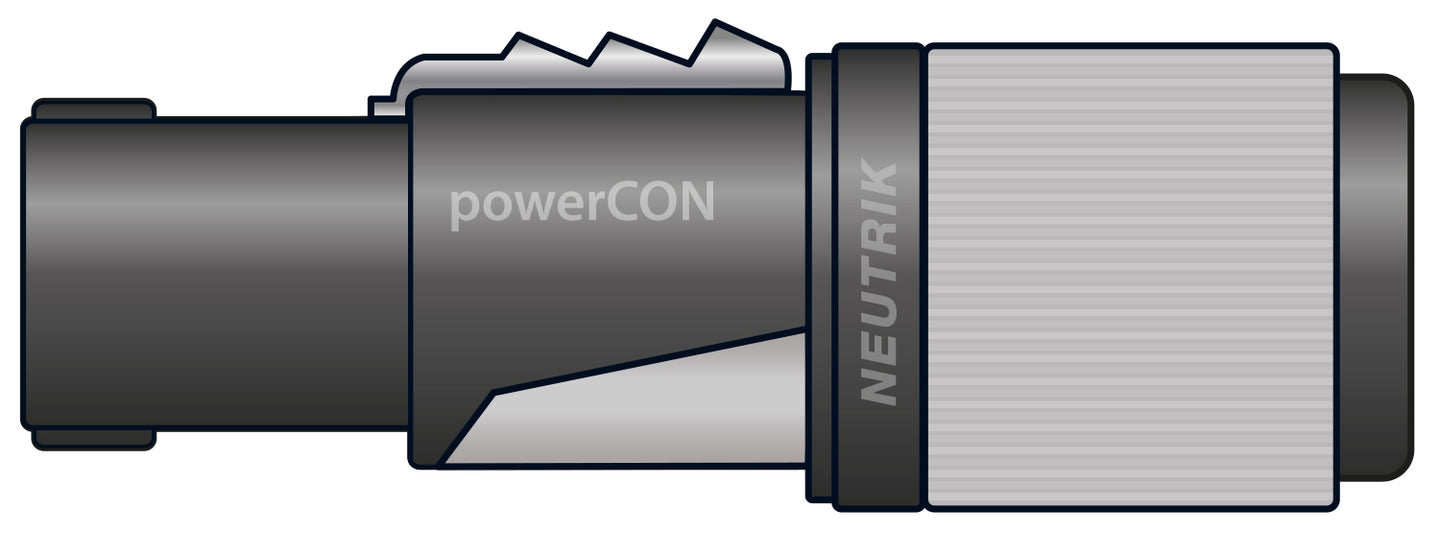 Neutrik NAC3FXXB-W-L Powercon
