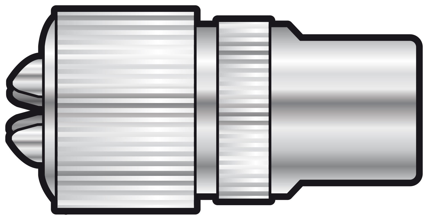 AV:Link Nickel plated precision coaxial plug - bulk