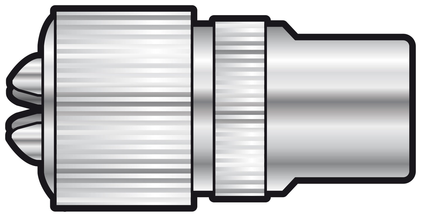AV:Link Nickel plated precision coaxial plug - bulk