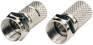 AV:Link F connector twist on for RG58 cable - view 2