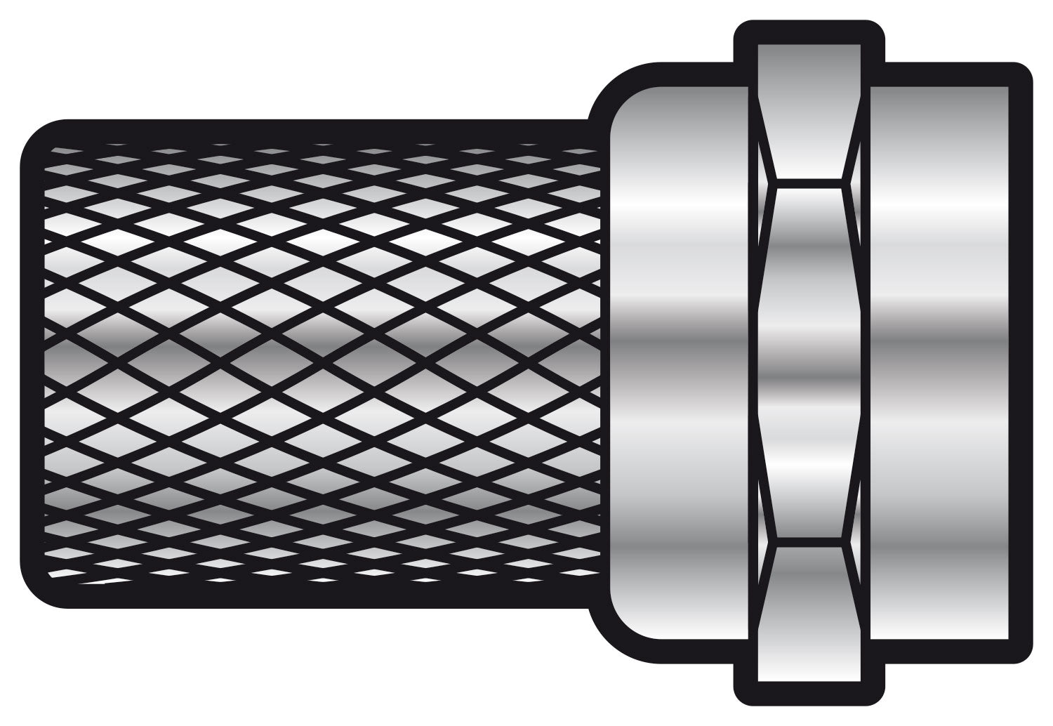 AV:Link F connector twist on for RG58 cable