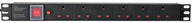Adastra 1U Rackmount 6-Gang UK Power Distribution Unit + Breaker + 1.8m Lead
