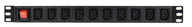 Adastra 1U Rack 10-Gang IEC (C13) Power Distribution Unit Switched 1.8m