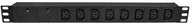 Adastra 1U Rackmount 2 UK + 8 IEC Power Distribution Unit + 1.8m Lead