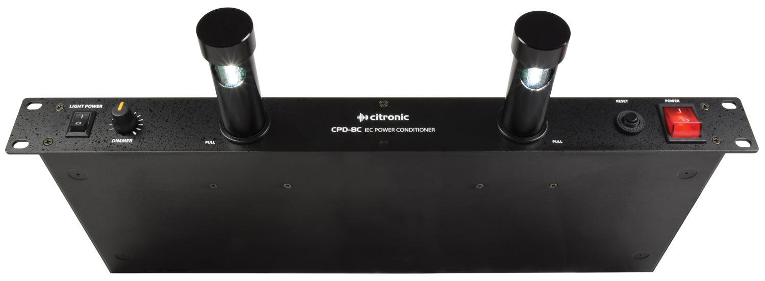 Citronic CPD-8C 19" 8-Way IEC Power Conditioner - view 4