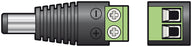 Mercury 2.1mm DC Plug with screw in terminals