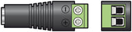 Mercury 2.1mm DC Socket with screw in terminals