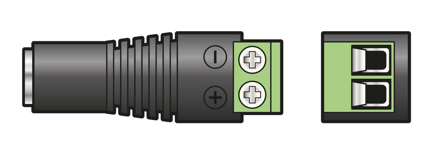 Mercury 2.5mm DC Socket Screw Terminals