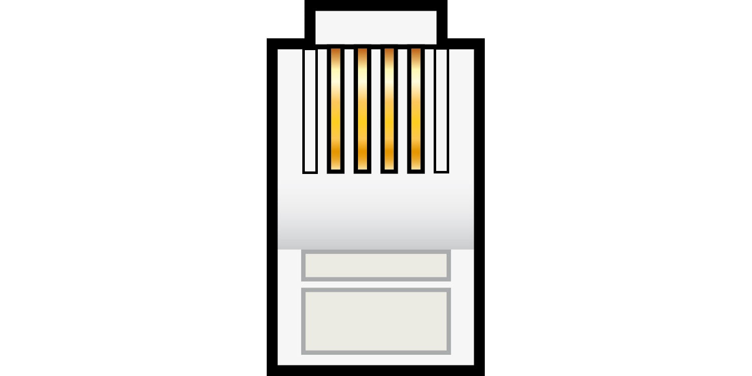 AV:Link RJ11 Crimp Modular Plug (6P4C)