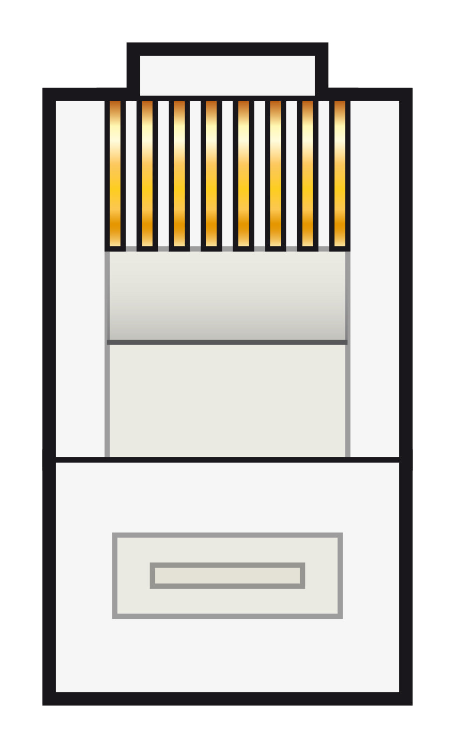 AV:Link Modular Plug RJ45 (8P8C) - bulk