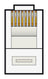 AV:Link Modular Plug RJ45 (8P8C) - bulk
