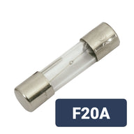 Mercury Fuse 5 x 20mm F20A Quick Blow