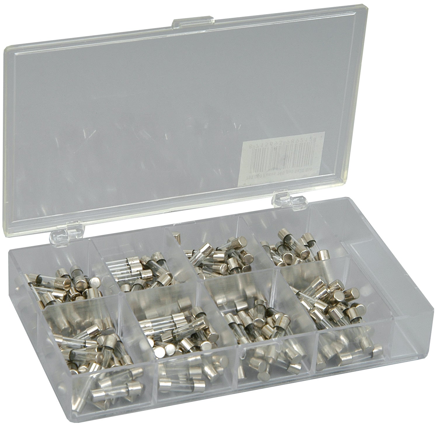 Mercury Assortment of 20 x 5mmØ fast blow fuses - 160pcs