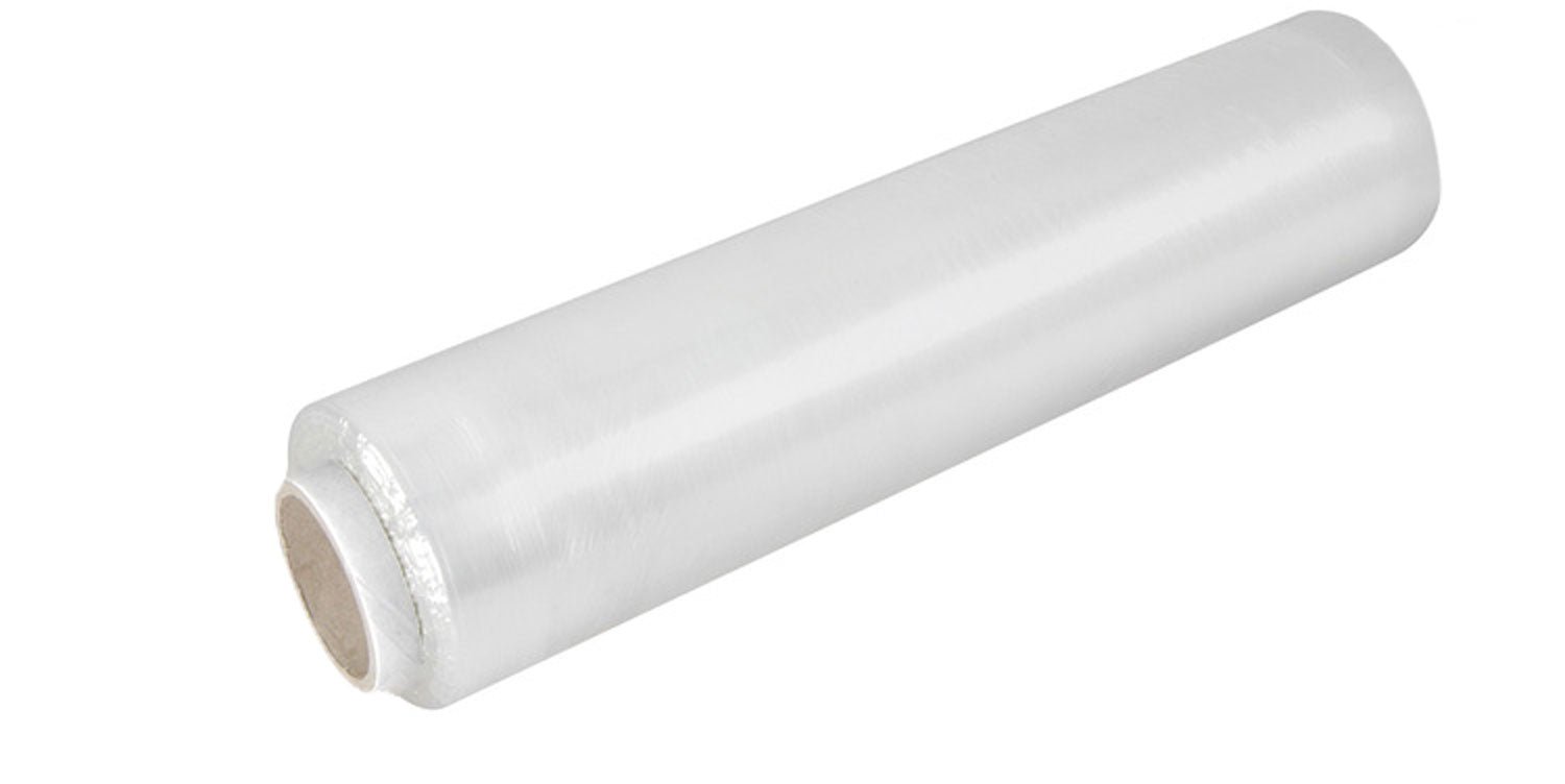 Unbranded Hand Pallet Wrap, Cast Film, Clear, 400mm x 300m, 17 microns