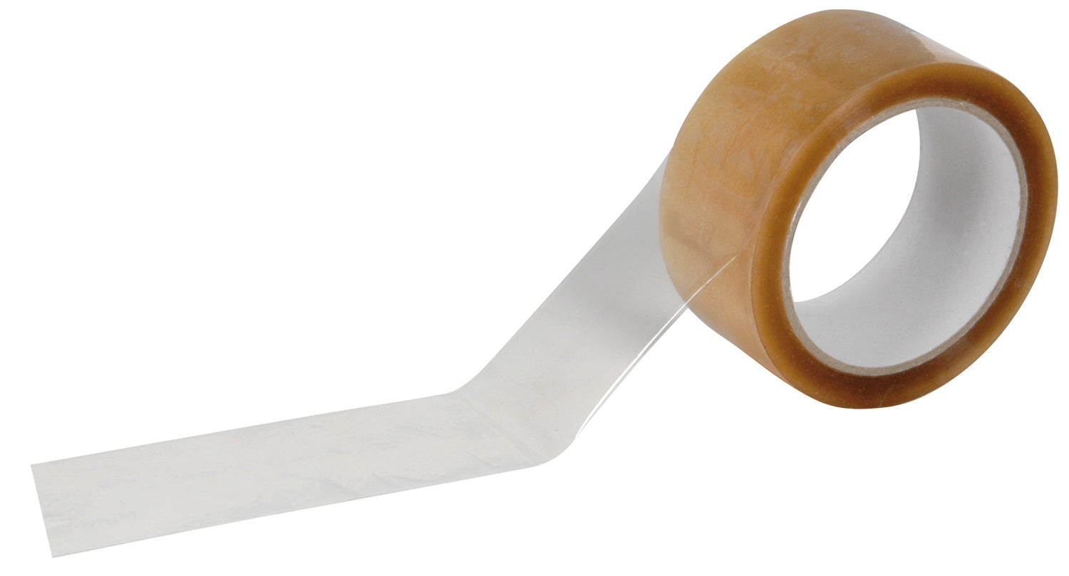 Unbranded Carton Sealing Tape, Clear, 48mm x 66m, 25 microns