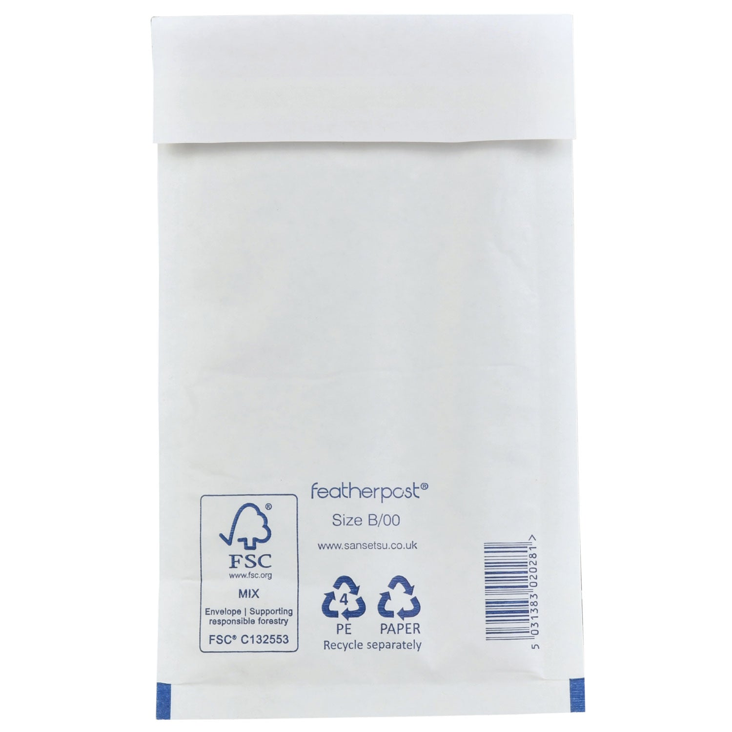 Unbranded FeatherPost Envelope B, 120 x 215mm Internal Dimension