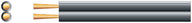 Mercury Fig 8 Speaker Cable, 2 x (7x 0.18mmØ)