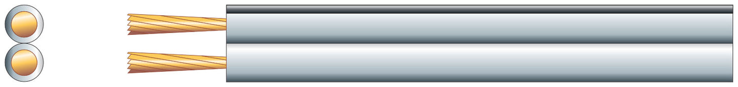 Mercury Fig 8 Speaker Cable, 2 x (13 x 0.18mmØ)