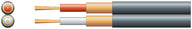 Mercury 2 core individual lap screen, 2 x 13/0.1mm, 2 x 32/0.1mm, Black, 100m
