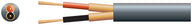 Mercury 2 core, 2 x 20/0.1mm, 2 x 51/0.1mm, 6.5mmØ, Black, 100m