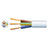 Mercury 3 core round mains PVC, 3 x 24/0.2mm, 6A, 6.1mm, White, 100m - view 2