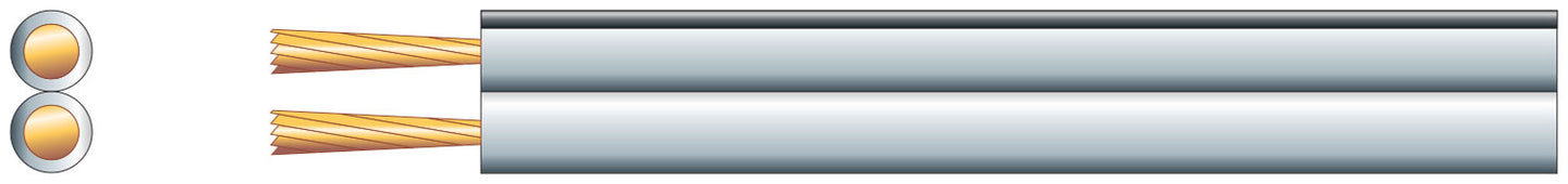 Mercury Economy Fig 8 Speaker Cable, 2 x (42 x 0.2mmØ)