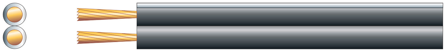 Mercury Economy Fig 8 Speaker Cable, 2 x (13 x 0.2mmØ)