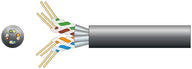 Mercury Cat6a U/FTP Outdoor Network Cable 305m Black