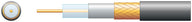Mercury Eco RG6 Air Spaced PE Coaxial Cable with CCA Braid - 100m Black