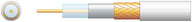 Mercury Eco RG6 Air Spaced PE Coaxial Cable with CCA Braid - 100m White