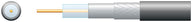 Mercury Eco RG6 Air Spaced PE Coaxial Cable with Aluminum Braid - 100m Black