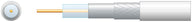 Mercury Eco RG6 Air Spaced PE Coaxial Cable with Aluminum Braid - 100m White