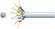 Mercury 6 Pairs Telephone Cable CCS White 100m
