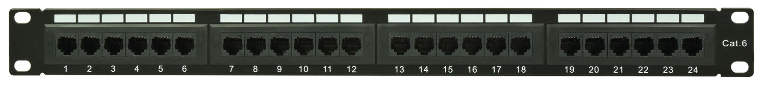 Adastra 24-Port CAT6 IDC Patch Panel 1U + Cable Management