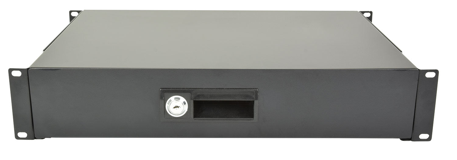Adastra 19" Lockable Rack Drawer 2U