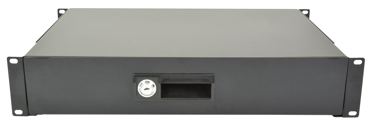 Adastra 19" Lockable Rack Drawer 2U