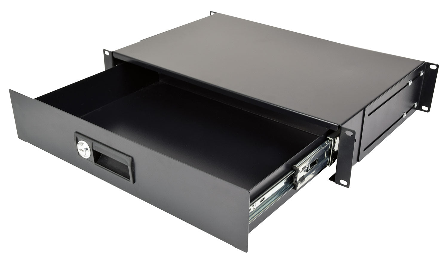 Adastra 19" Lockable Rack Drawer 2U - view 2