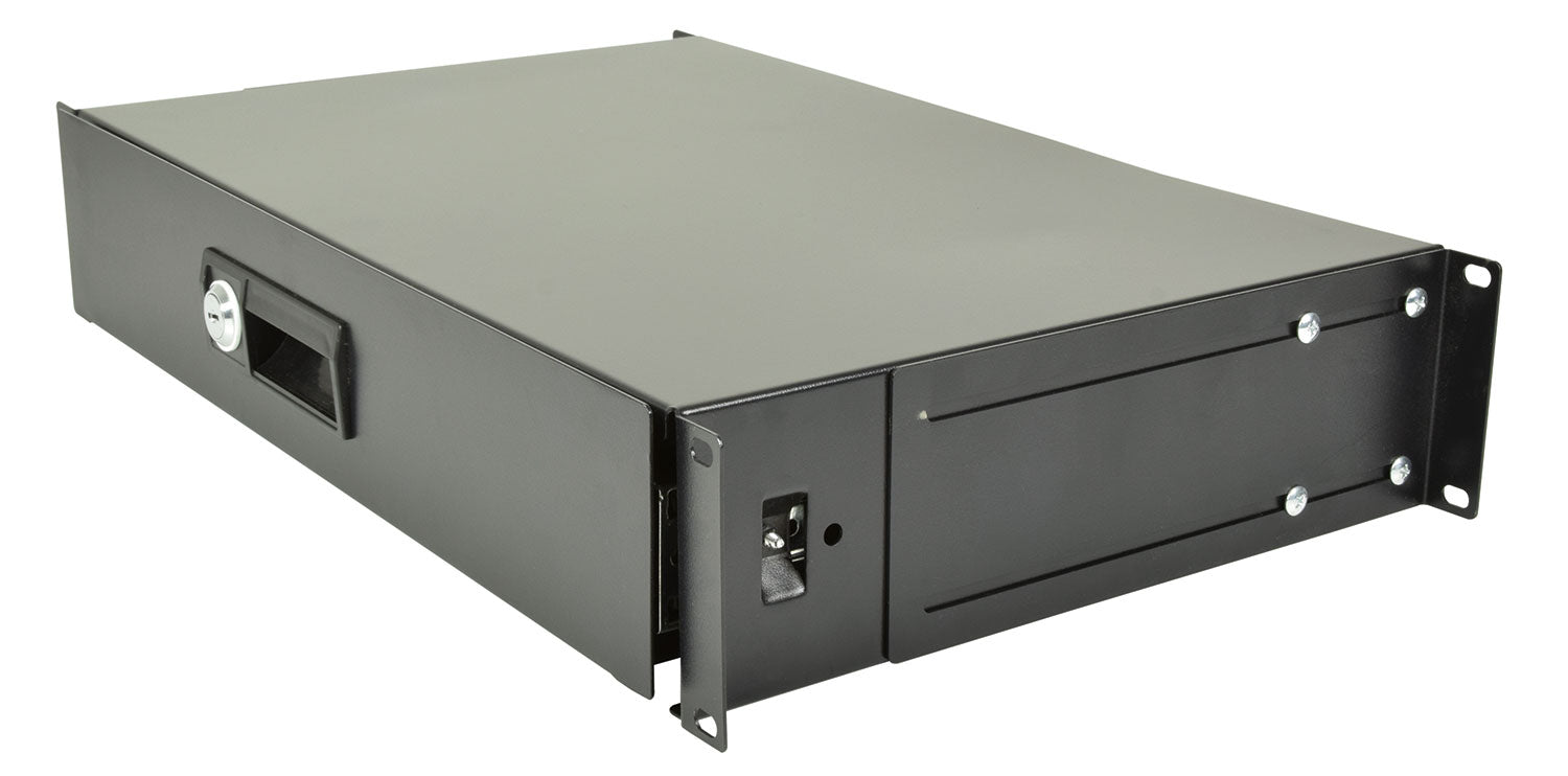 Adastra 19" Lockable Rack Drawer 2U - view 4