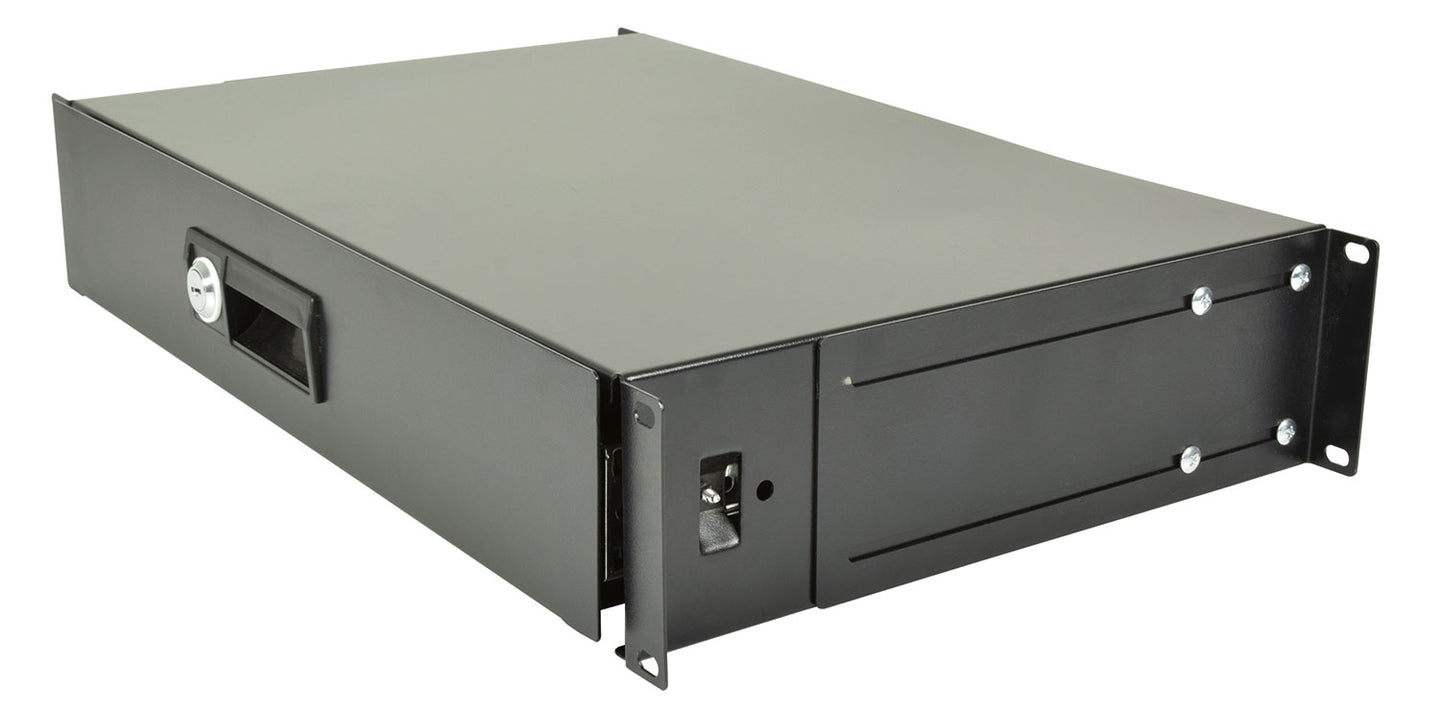 Adastra 19" Lockable Rack Drawer 2U - view 4