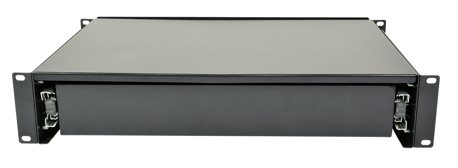 Adastra 19" Lockable Rack Drawer 2U - view 3