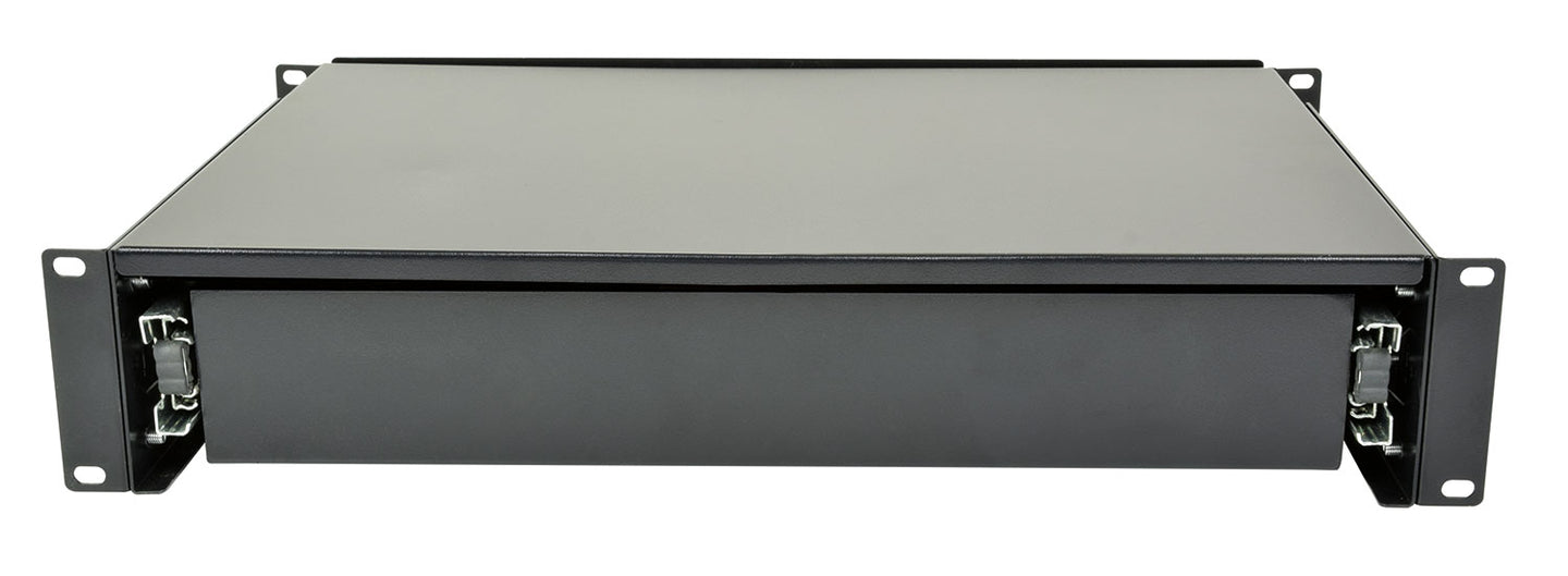 Adastra 19" Lockable Rack Drawer 2U - view 3