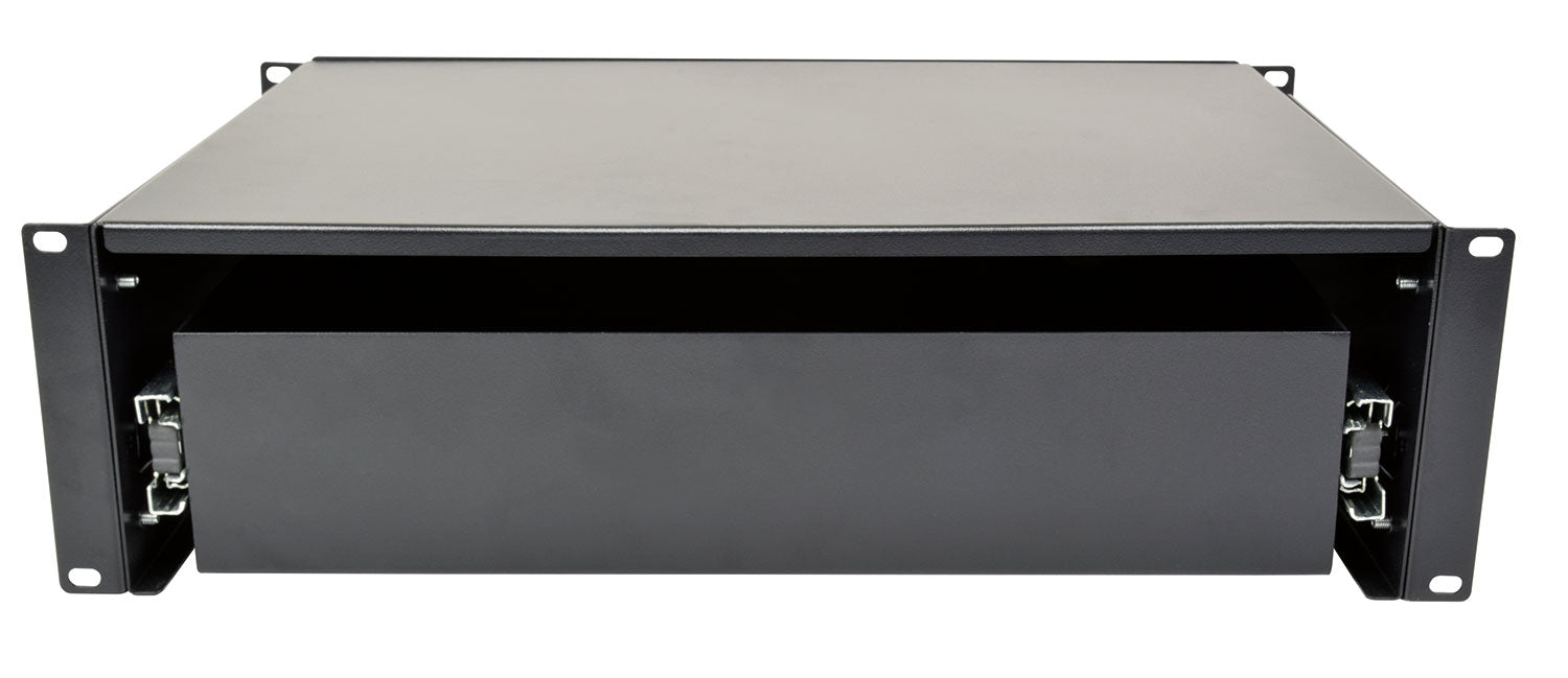 Adastra 19" Lockable Rack Drawer 3U - view 3