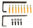 Adastra RACK-IT Wall / Counter Mounting Brackets 1U - pair
