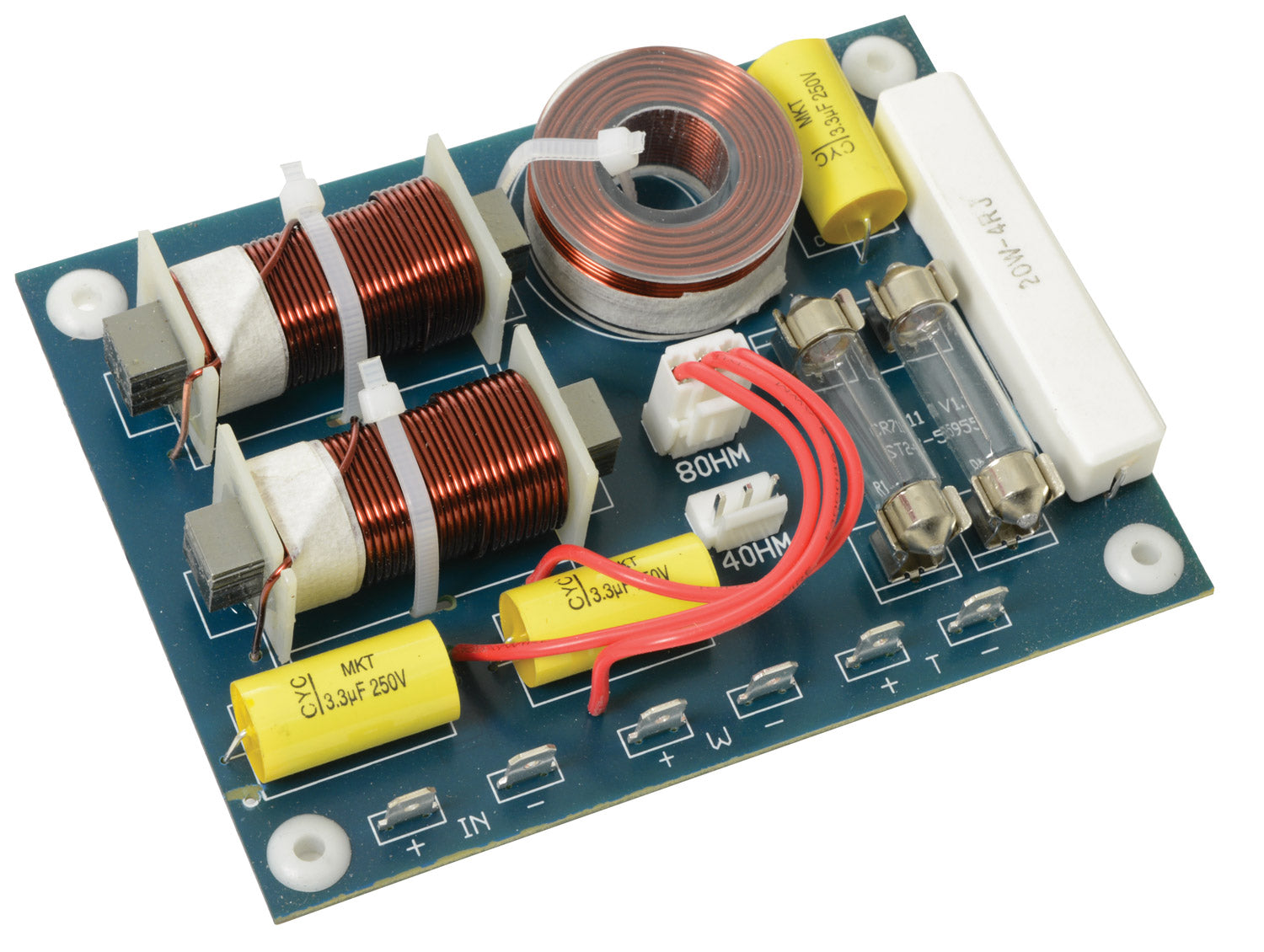 QTX 2-Way Crossover 12dB, 4/8 Ohm, 200W, 3kHz