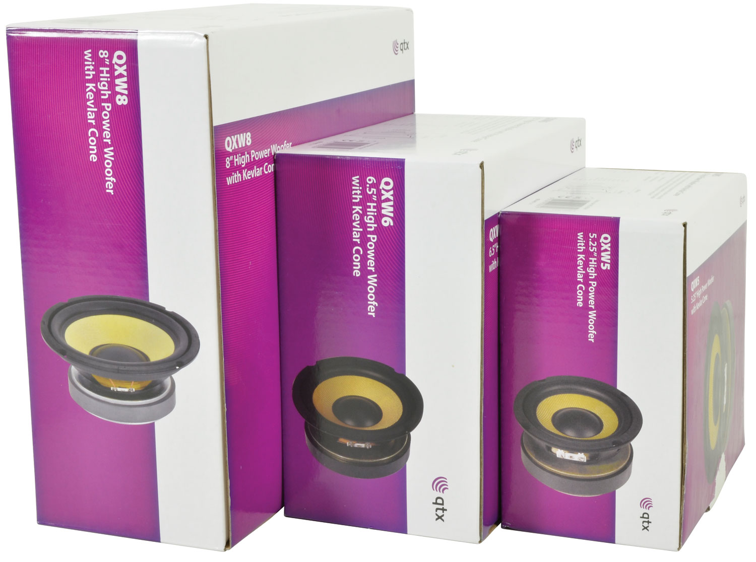 QTX 5.25" Woofer with Aramid fibre cone - view 2