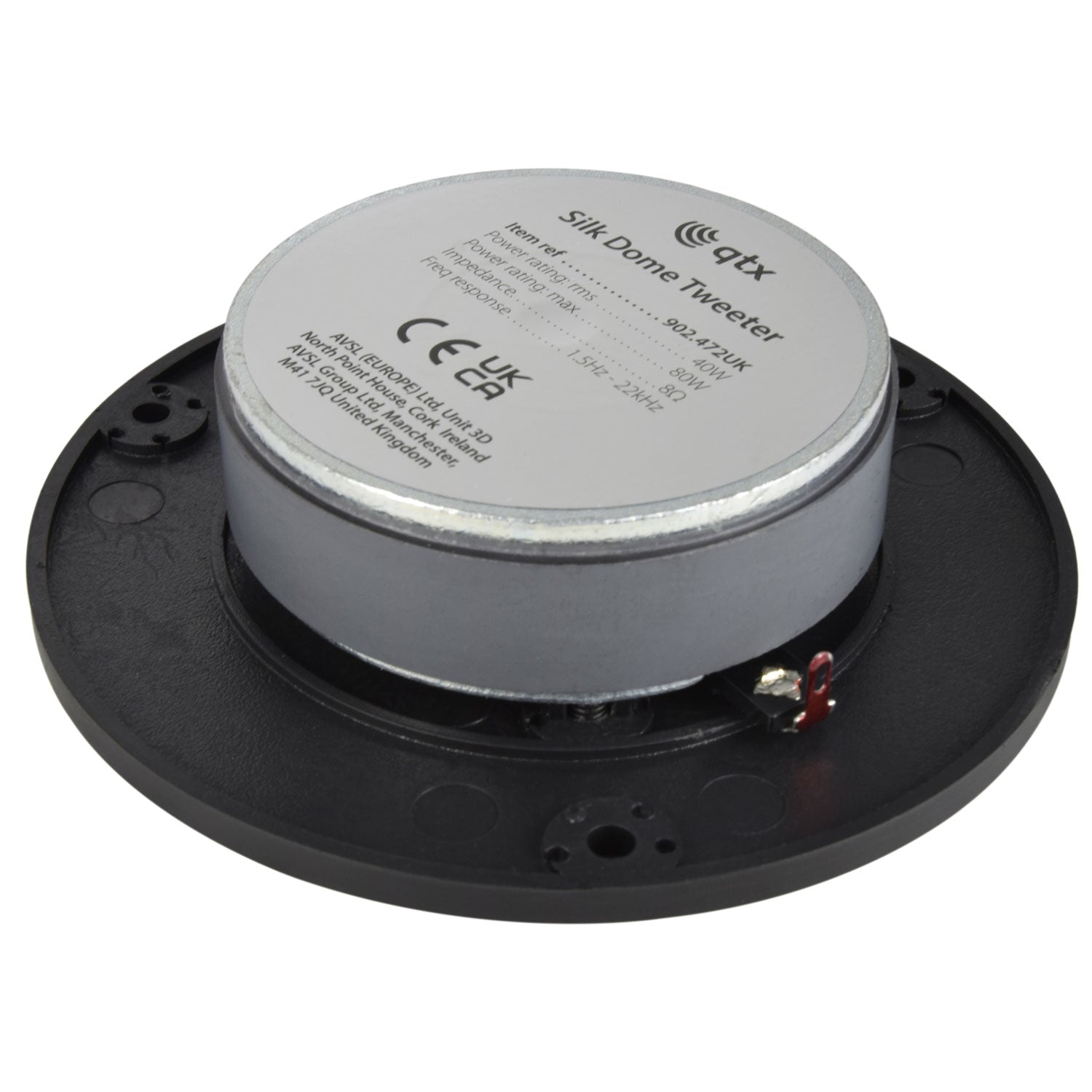 QTX Silk dome tweeter - view 3