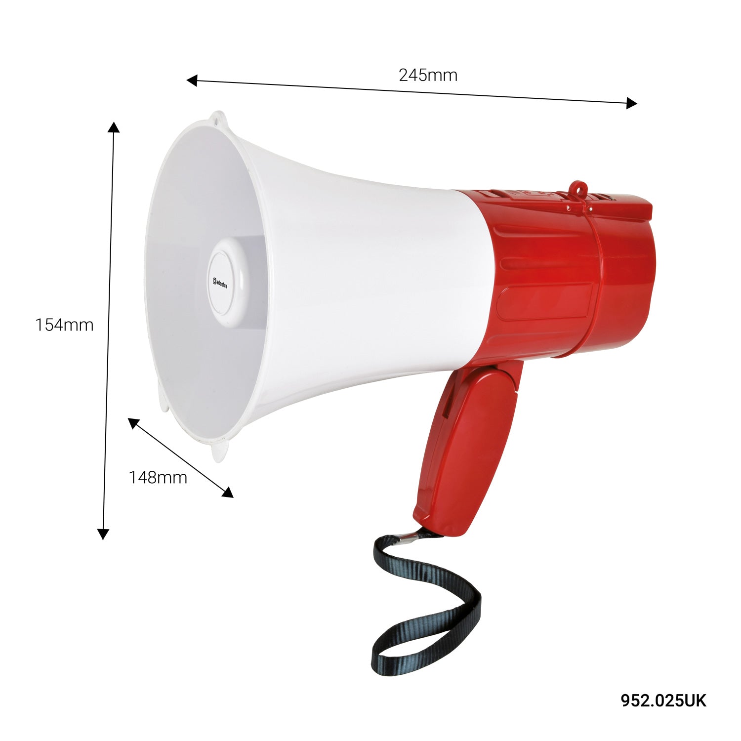 Adastra Rechargeable Megaphone USB/SD, looper and Bluetooth - view 6